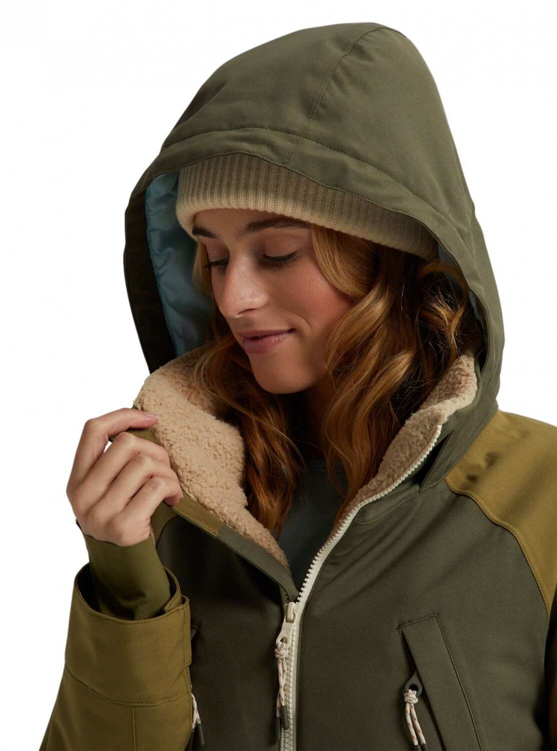 Burton Women's Prowess Snowboard Jacket keef/martini olive/creme brulee