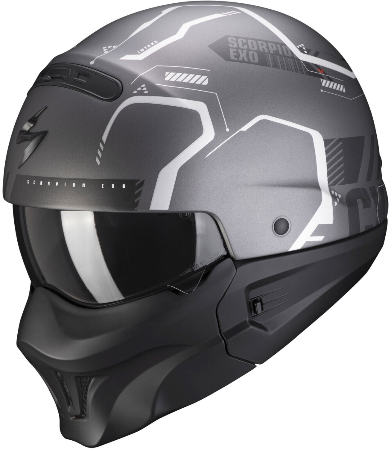 Scorpion Exo-Combat Evo Ram Matt Dark Grey-Silver