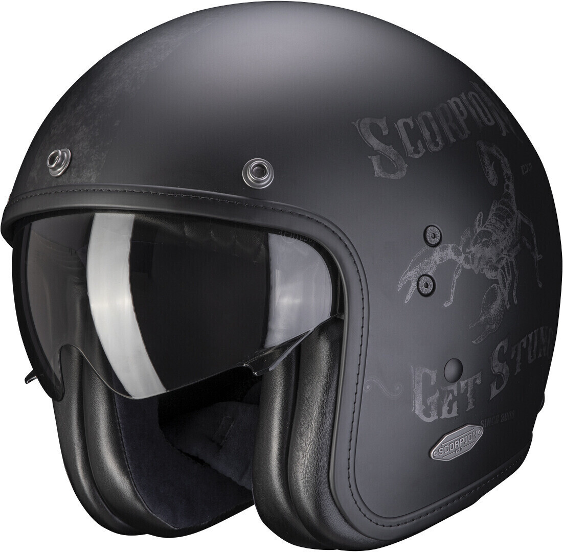 Scorpion Belfast Pique Matt Black/Silver