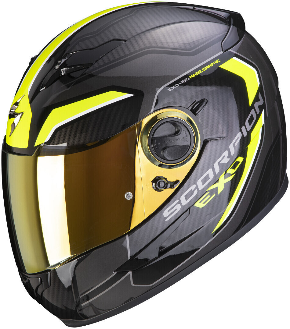 Scorpion Exo-490 Supernova Black/Neon Yellow
