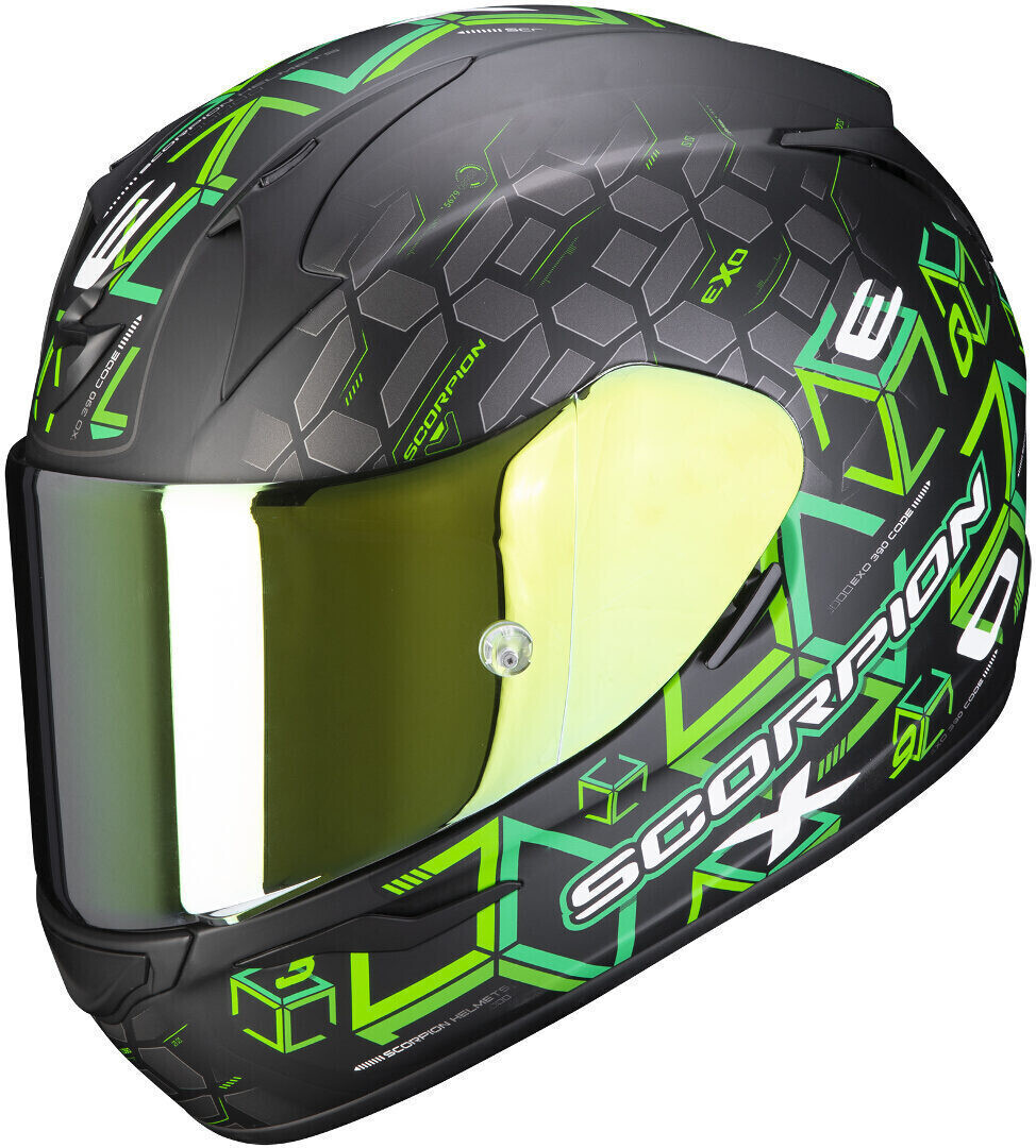 Scorpion Exo-390 Cube Matt Black/Green