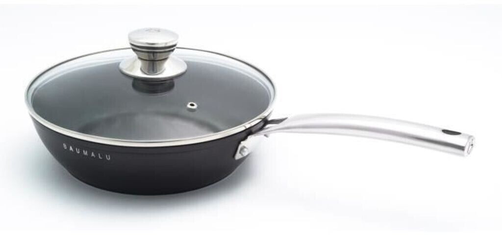Baumalu Sauteuse avec couvercle Black edition 28 cm
