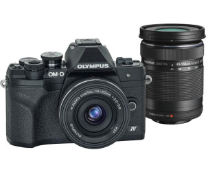 Olympus OM-D E-M10 Mark IV Kit 14-42 mm EZ + 40-150 mm schwarz ab 