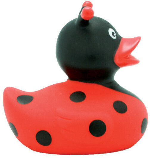 Lilalu Ladybug Rubber Duck Bath Toy
