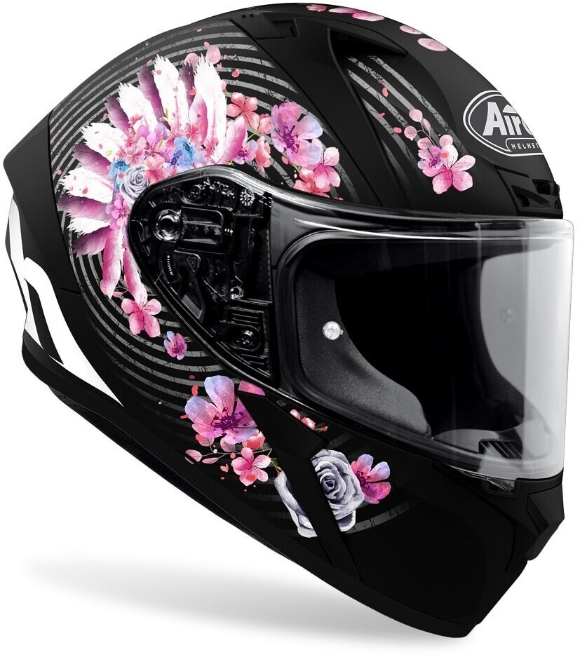 Airoh VAS35 Valor Shell Casco Stradale – Taglia M Colore Bianco – Design Unico Con Ventilazione A 8 Zone