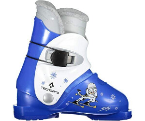 weiß Tecno Pro Kinder Alpin Skischuh Skitty blau 