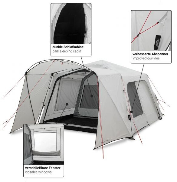 Tenda Da Campeggio Naturehike 2 Posti - Impermeabile PU3000mm, UPF50+, Peso 3.5 Kg, Pali In Lega Alluminio 7001