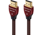 CSL Computer  HDMI 2.0 Kabel, gewinkelt, 10 m, weiß/blau