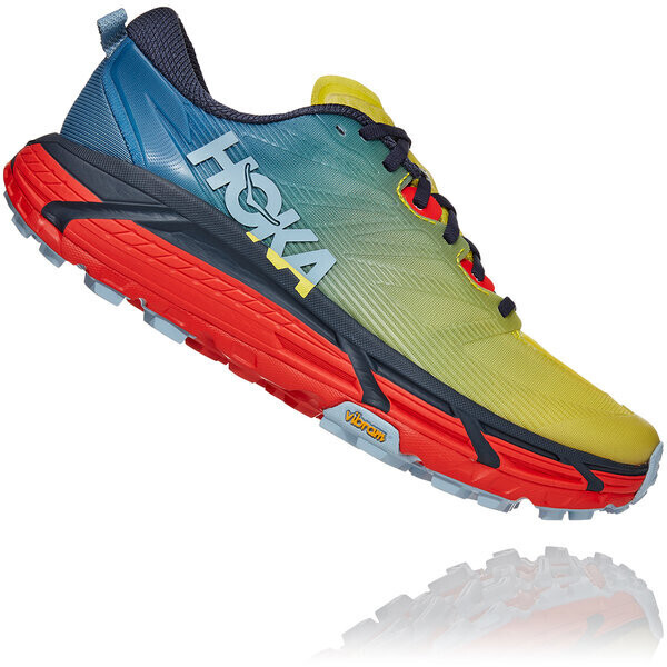 Hoka One One Mafate Speed 3 provincial blue/fiesta