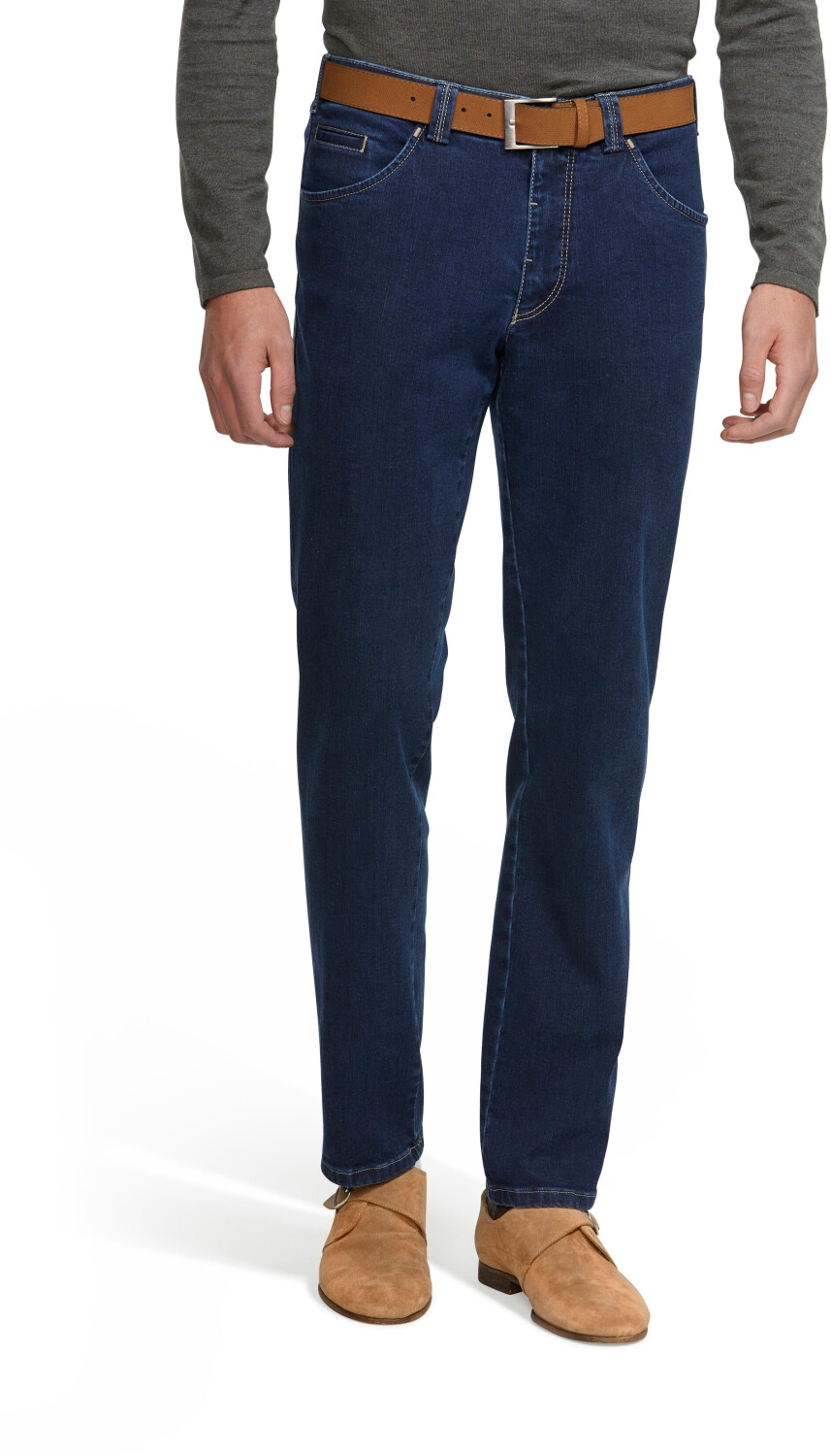 MEYER Dublin Superstretch Swingpocket Denim blue stone