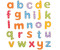 Bigjigs Educational Wooden Magnetic Letters - Lowercase