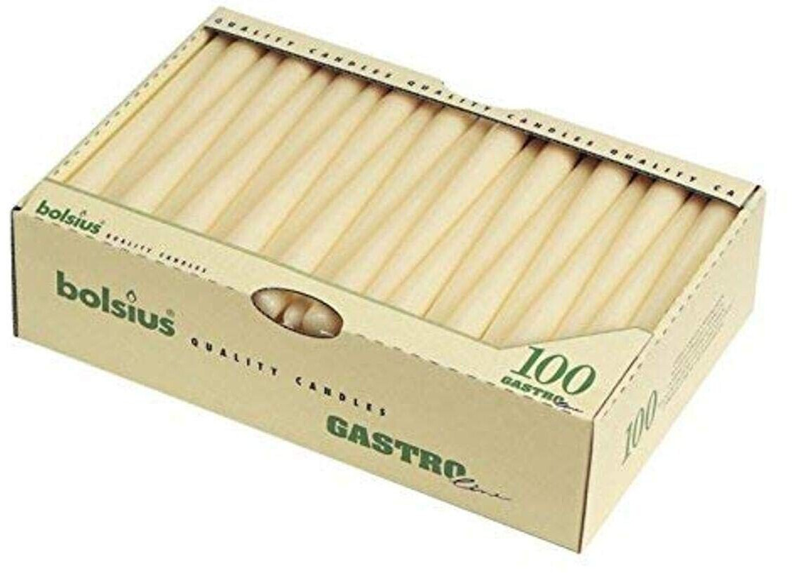 Bolsius Ivory Tapers (Box of 100)