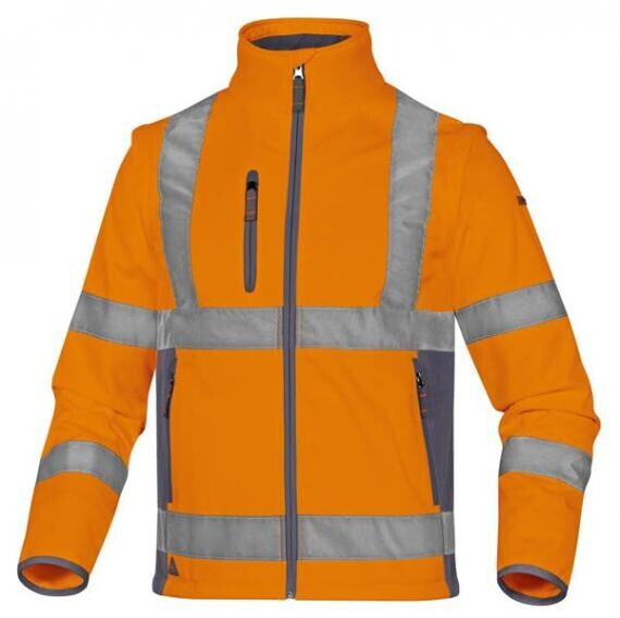 Delta Plus Hi Vis Jacket Softshell Moonlight 2