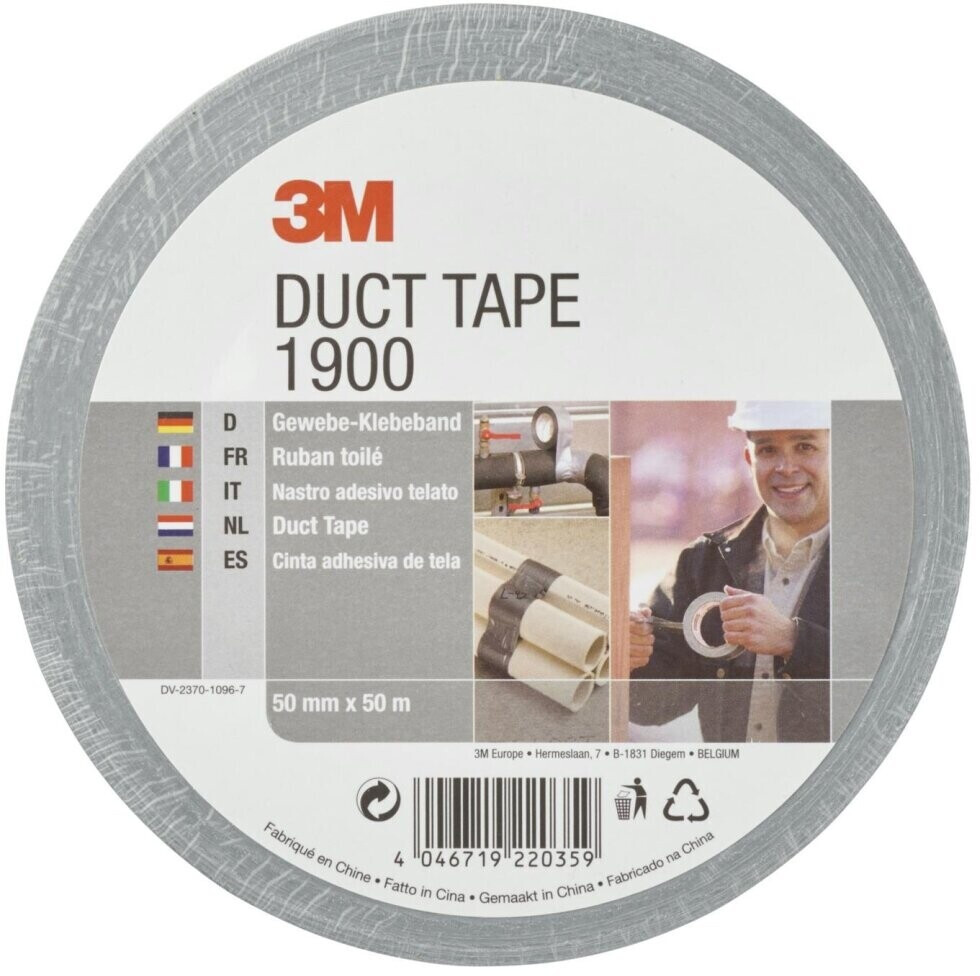3M Value Duct Tape 1900 – Silver-grey duct tape