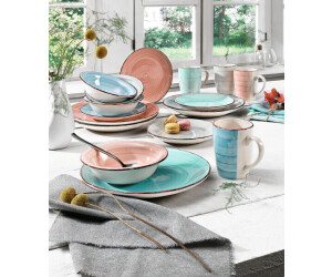 Van Well Set Di 6 Portauovo Serie Vario In Porcellana Fine - Colore Blu, Lavabili In Lavastoviglie E Microonde