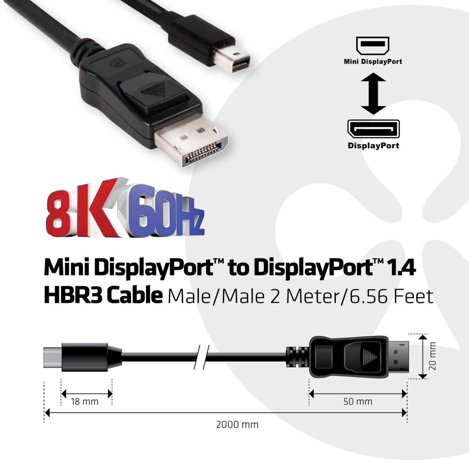 Photos - Cable (video, audio, USB) Club3D CAC-1115 