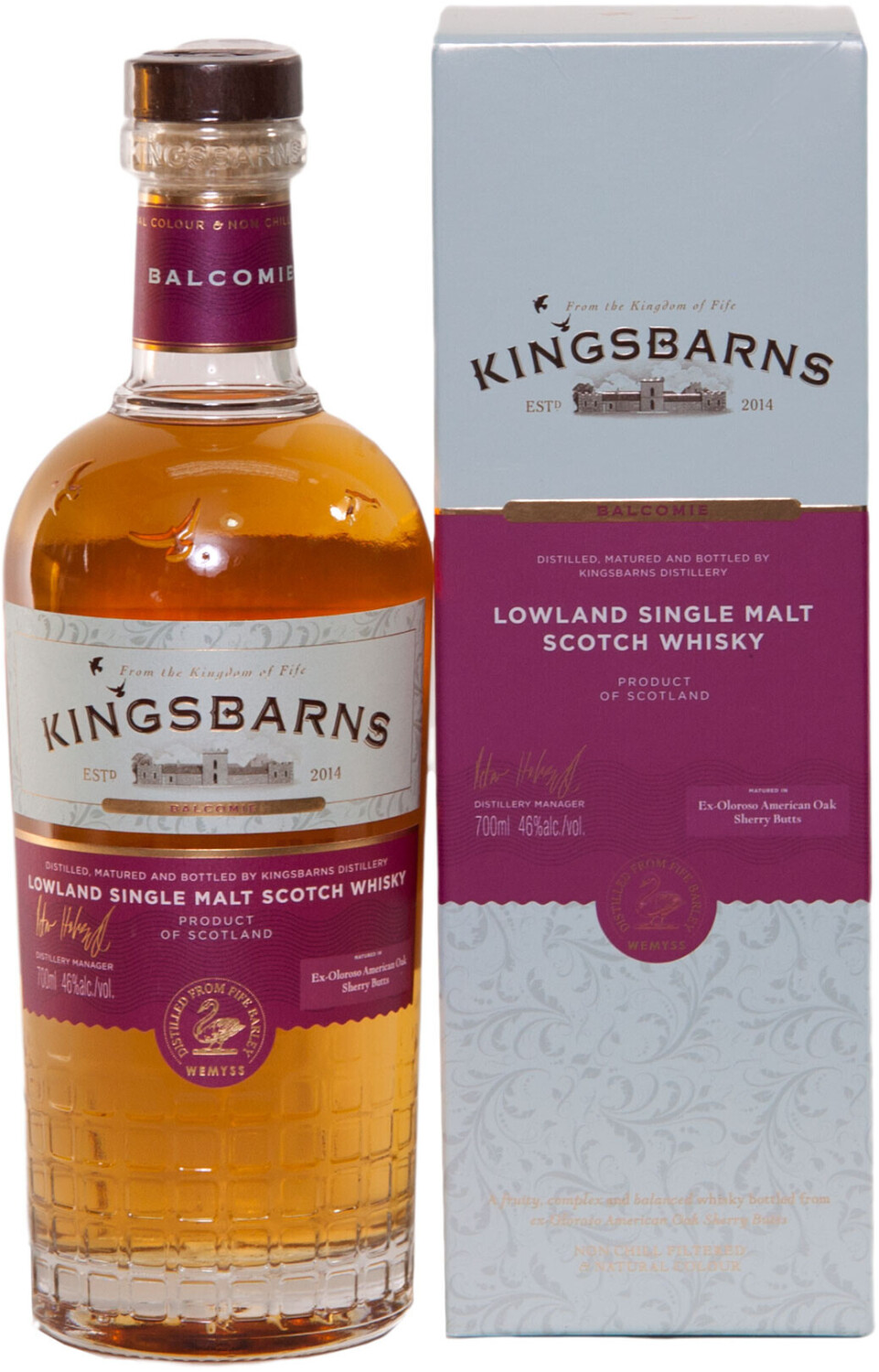Kingsbarns Balcomie Single Malt 0,7l 46%