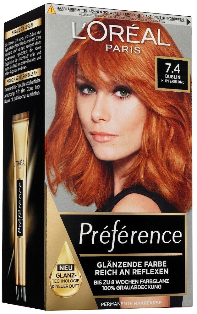 L'Oréal Paris Préférence Coloration 7.4