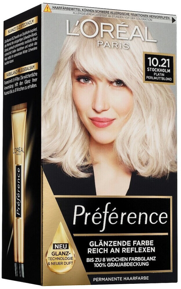L'Oréal Paris Préférence Coloration 10.21