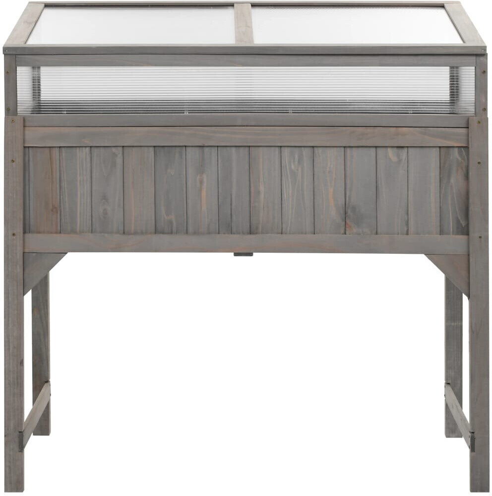 VidaXL Raised bed with cover 120x54x120cm