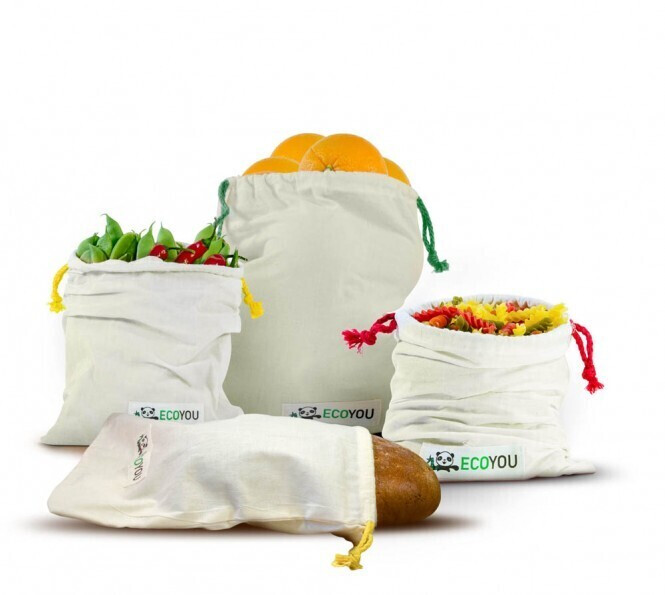 Ecoyou EYG4 Fruit & vegetable bags made of organic cotton