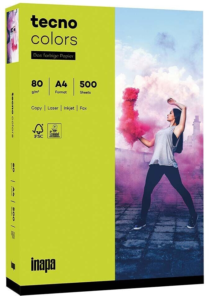 inapa tecno colors A4 80g green pastell