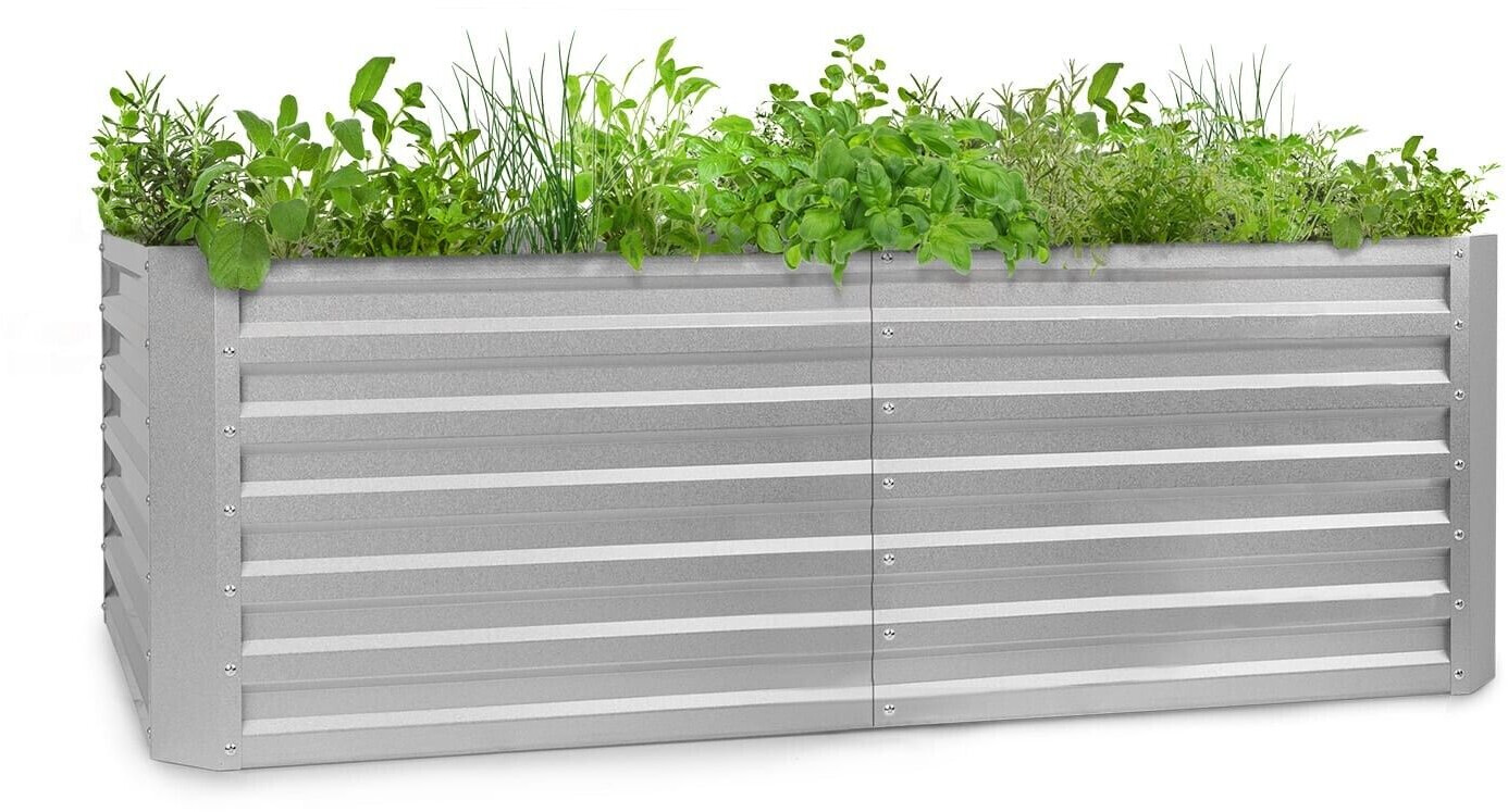 Blumfeldt High Grow Straight 200x60x100cm silver