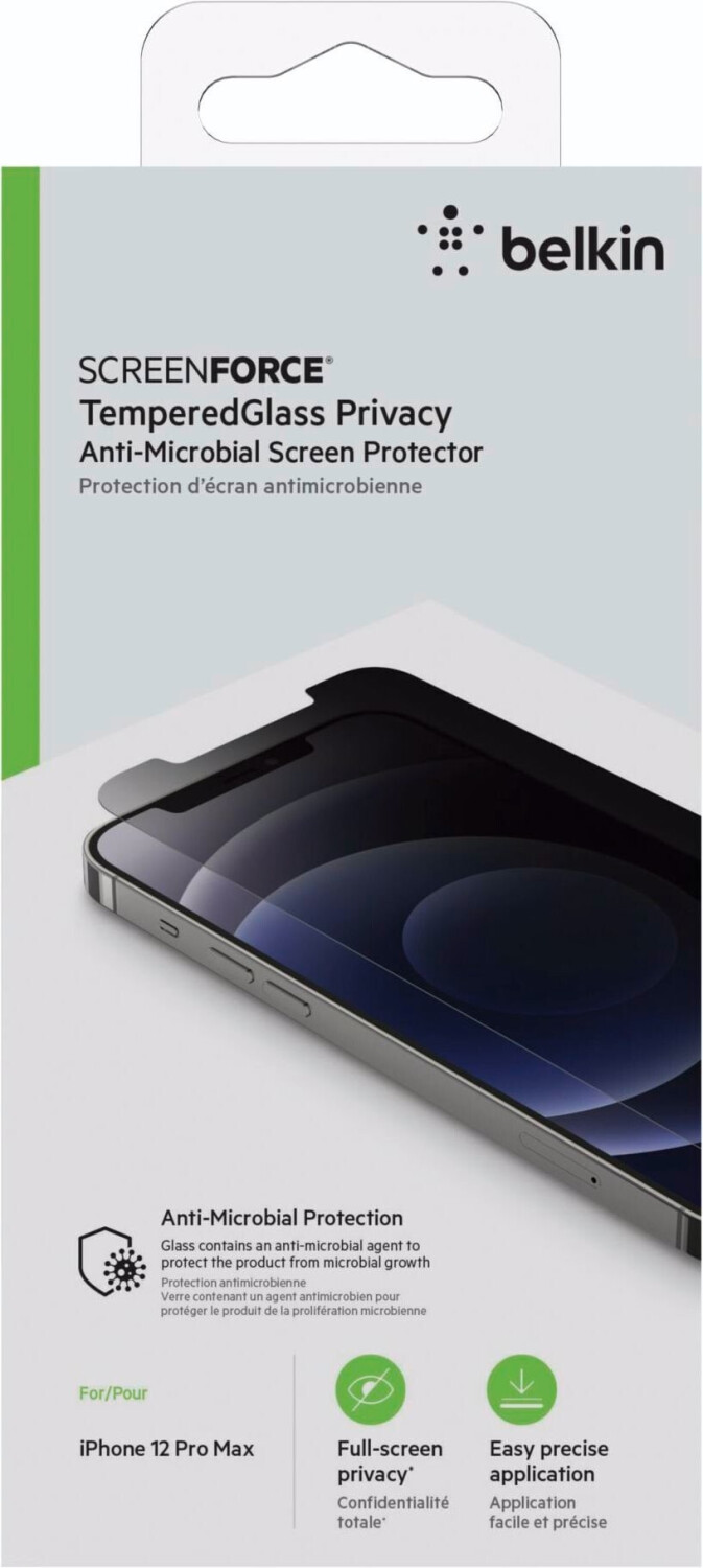 Belkin ScreenForce TemperedGlass iPhone 12 Pro Max desde 7,99