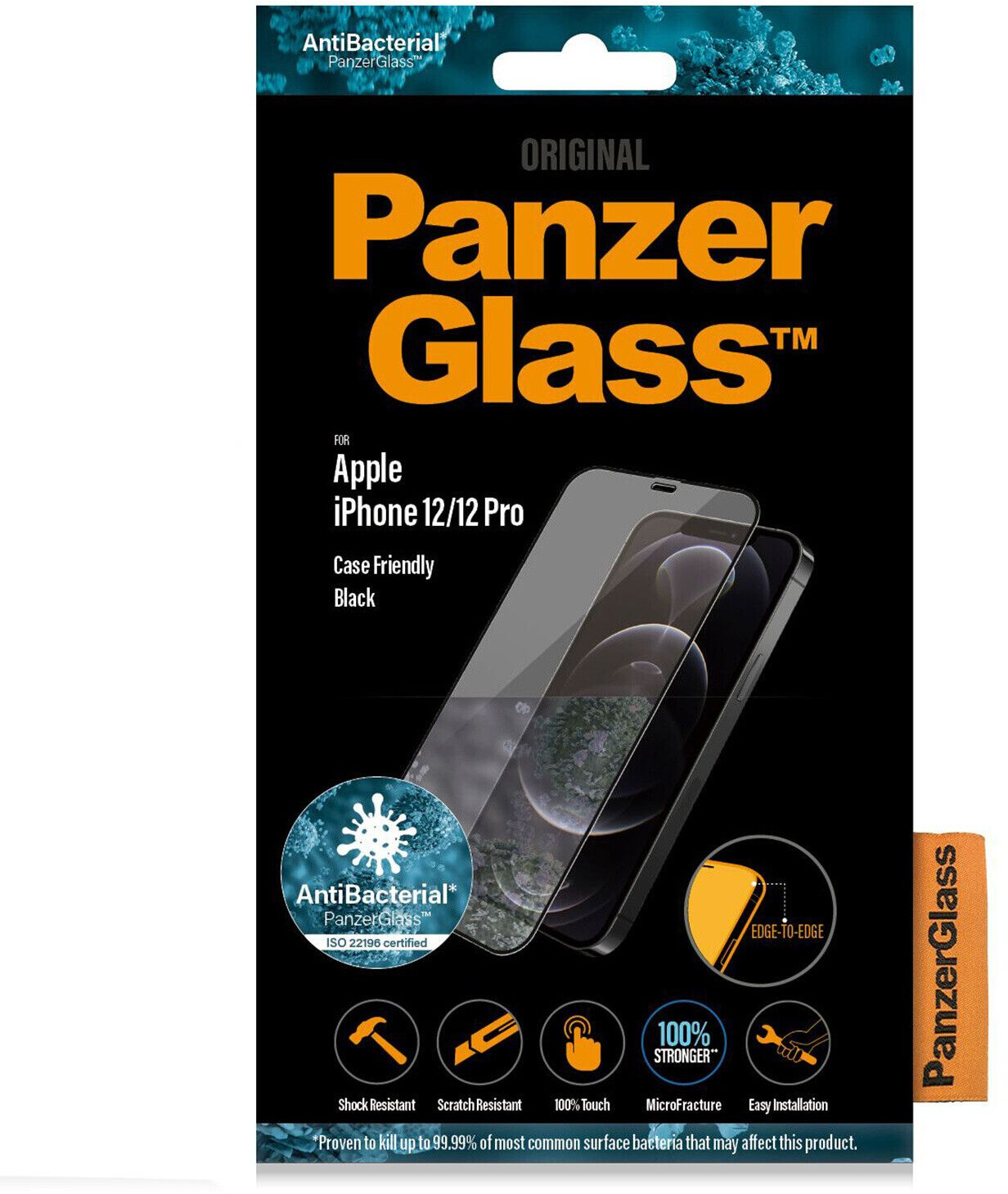 PanzerGlass Case Friendly Black iPhone 12/12 Pro