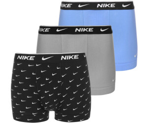 (KE1008-9JI) ab Preisvergleich 3-Pack | swoosh Nike grey/university Boxershorts black blue print/cool 27,99 € bei