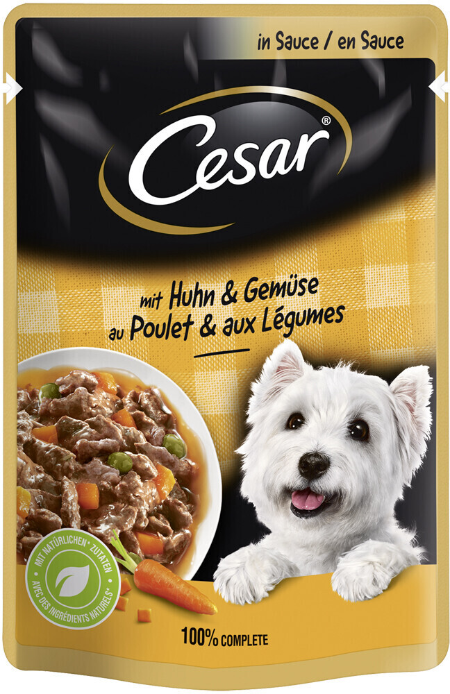 Cesar Sachet with chicken & vegetables in sauce 100g