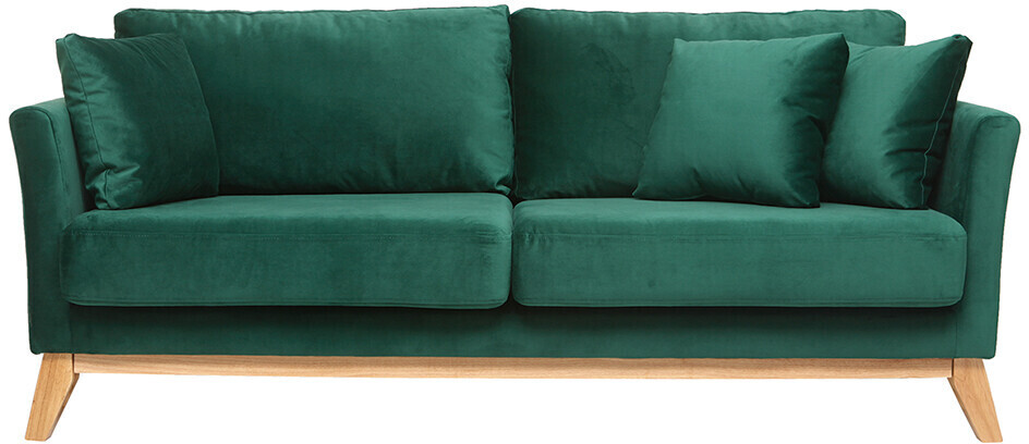 Miliboo Oslo velours vert