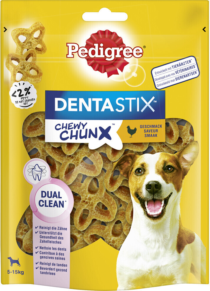 Pedigree DENTASTIX Chewy Chunx Mini 5-15kg with chicken 68g