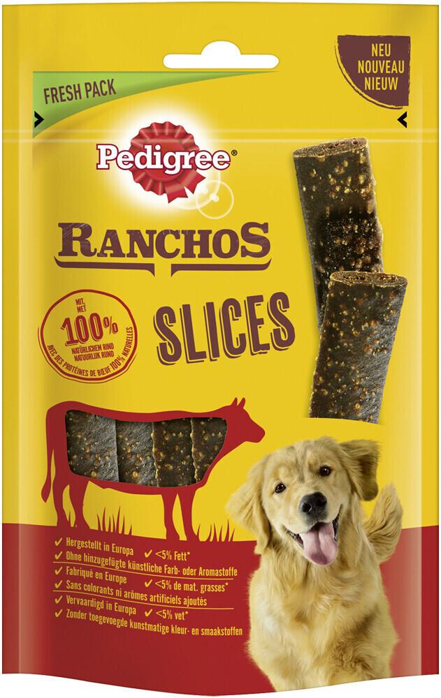 Pedigree RANCHOS Slices Sachet with beef 60g