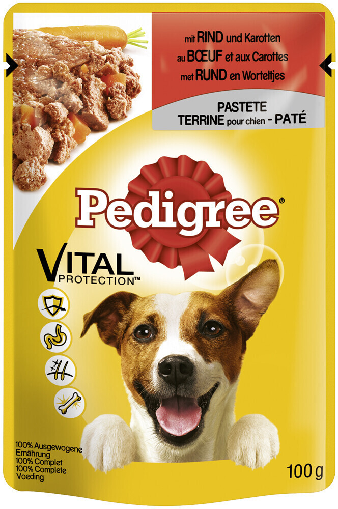 Pedigree Sachet with beef and carrots in sauce