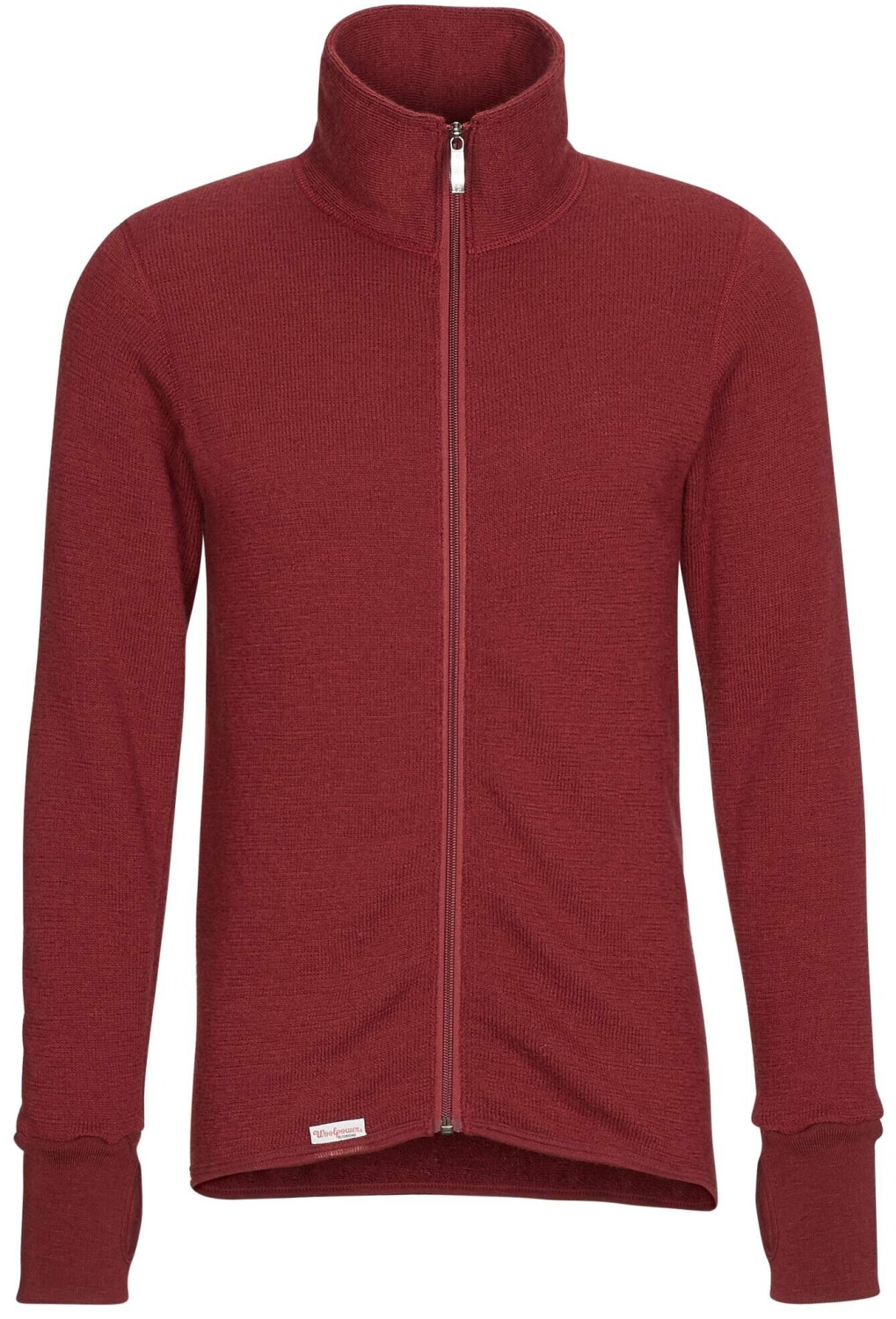 Woolpower Unisex Full Zip Jacket 400 rust red