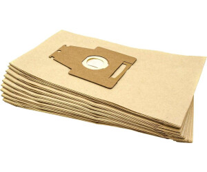 vhbw 10 Beutel Papier passend für Staubsauger Bosch BSG 82212, 82212/01