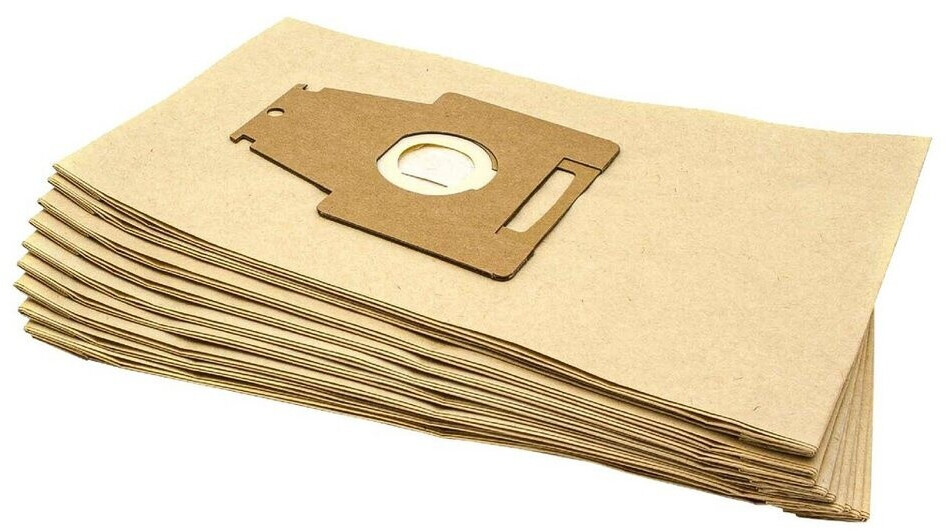 vhbw 10 Beutel Papier passend für Staubsauger Bosch Ergomaxx Profession