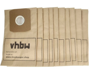 vhbw 10 Papier Staubsaugerbeutel für Staubsauger Daewoo RC-3205 BRA, RC-35