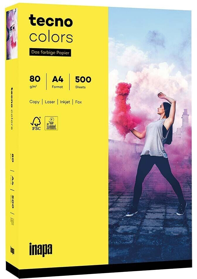 inapa tecno colors A4 80g yellow
