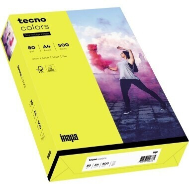 inapa tecno colors A4 120g yellow