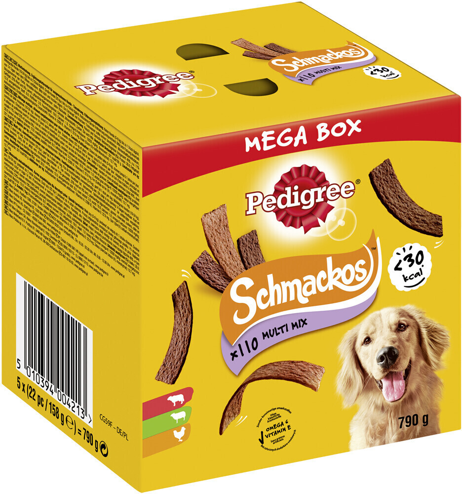 Pedigree SCHMACKOS Mega Box 5 x 22 pieces