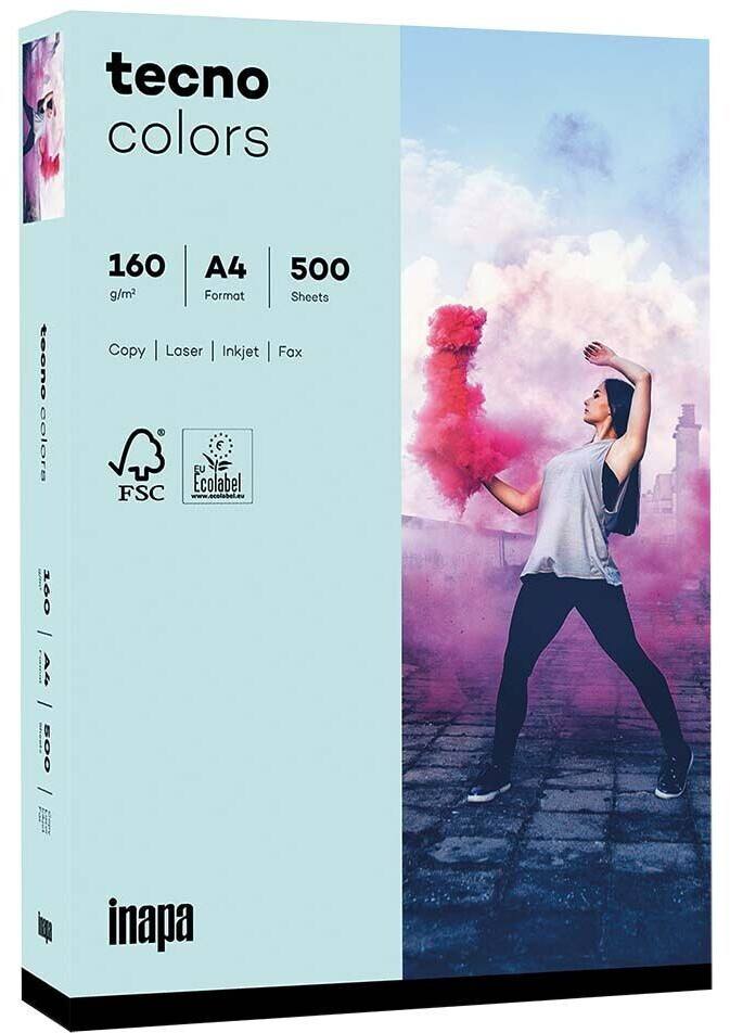 inapa tecno colors A4 160g lightblue