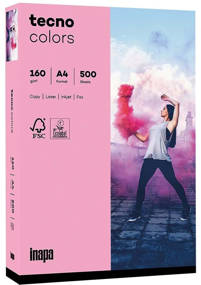 inapa tecno colors A4 160g pink