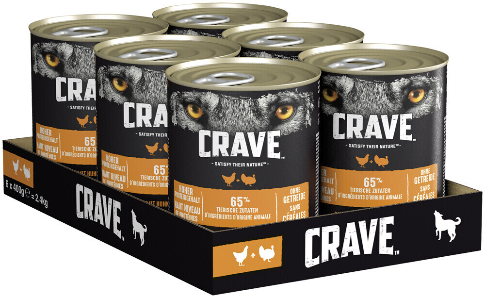 Crave Petfood Can with Chicken and Turkey