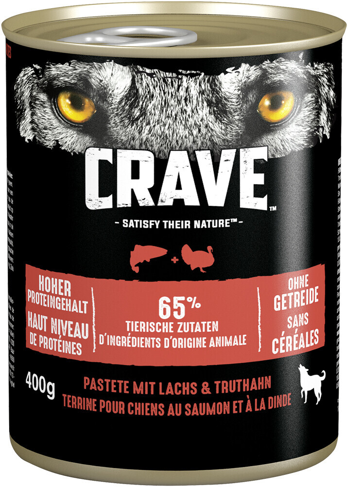 Crave Petfood Can of Salmon and Turkey