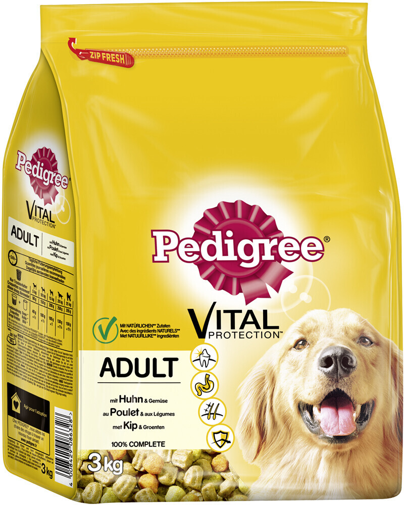Pedigree Vital Protection Bag Adult with Chicken & Vegetables 3kg