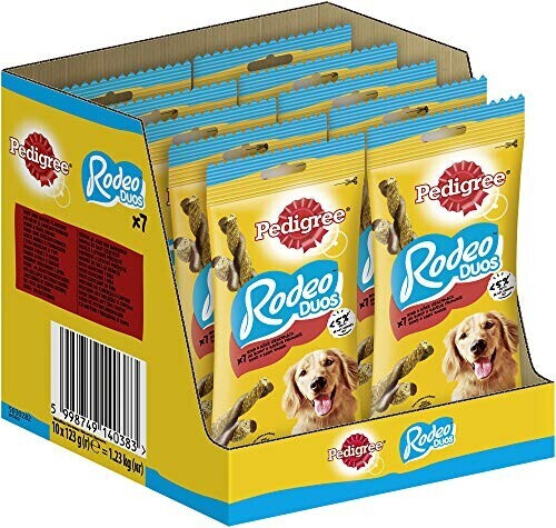 Pedigree Duos pouches with beef and cheese flavor 10 x 7 pieces