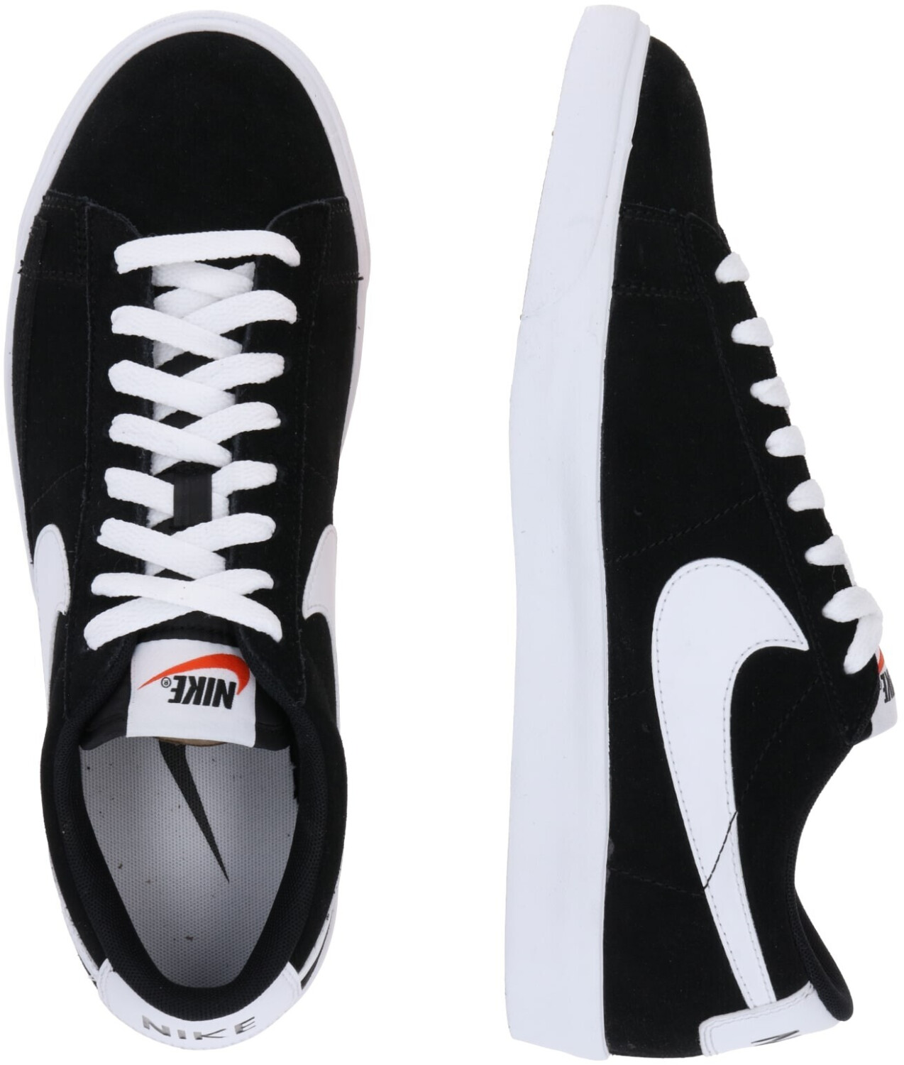 Leve centavo A rayas Buy Nike Blazer Low Premium Vintage Suede black/white from £74.99 (Today) –  Best Deals on idealo.co.uk