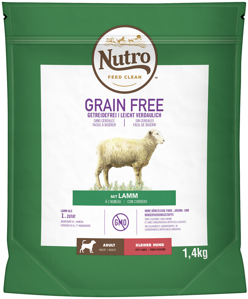 Nutro Grain Free Adult Small Dogs with Lamb 1,4kg